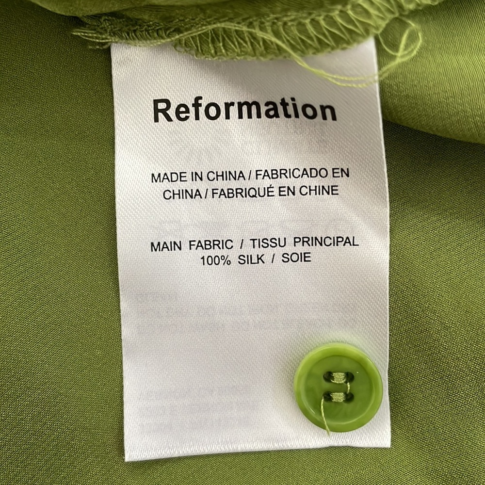 Reformation Alaine Silk Dress - Picture 7 of 8